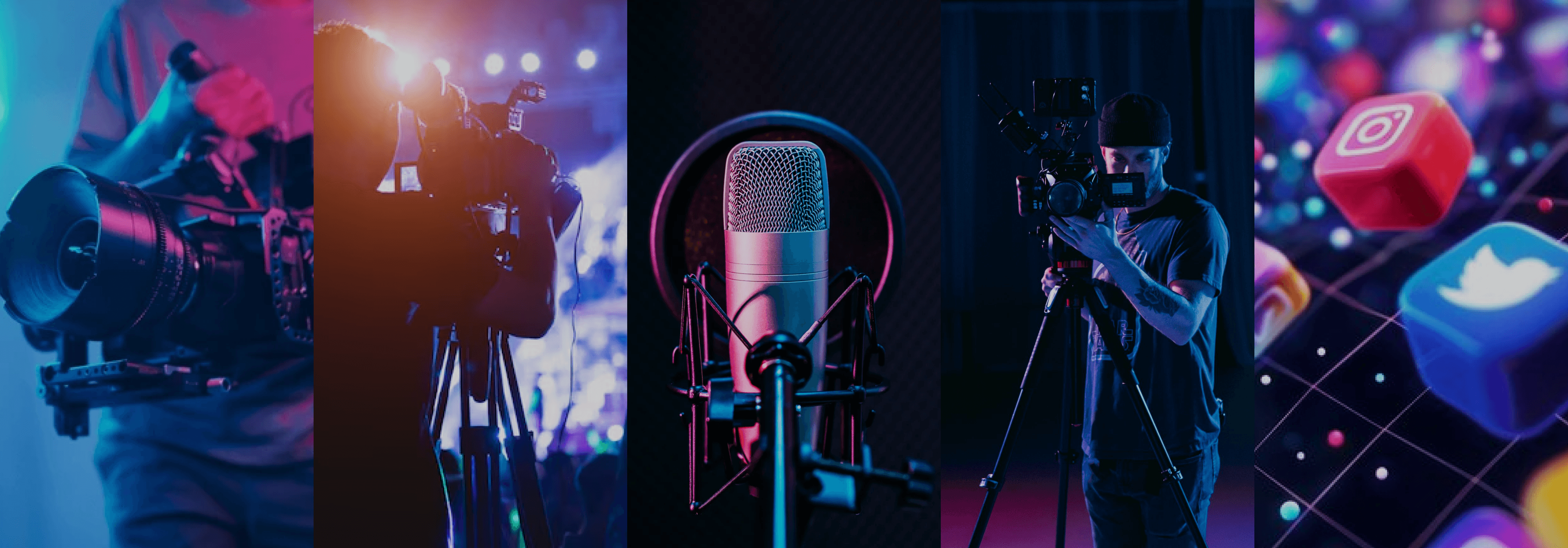 Media production background